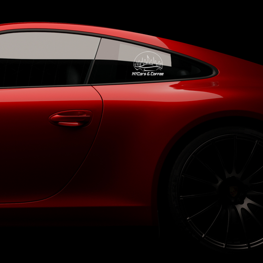 NYCars & Coffee Logo - Vinyl Status 4" x 4" Window Decal